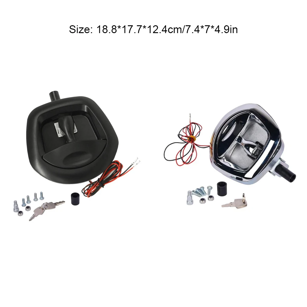 Мощный центральный замок с ручкой китовым хвостом Т-образный Т-образным