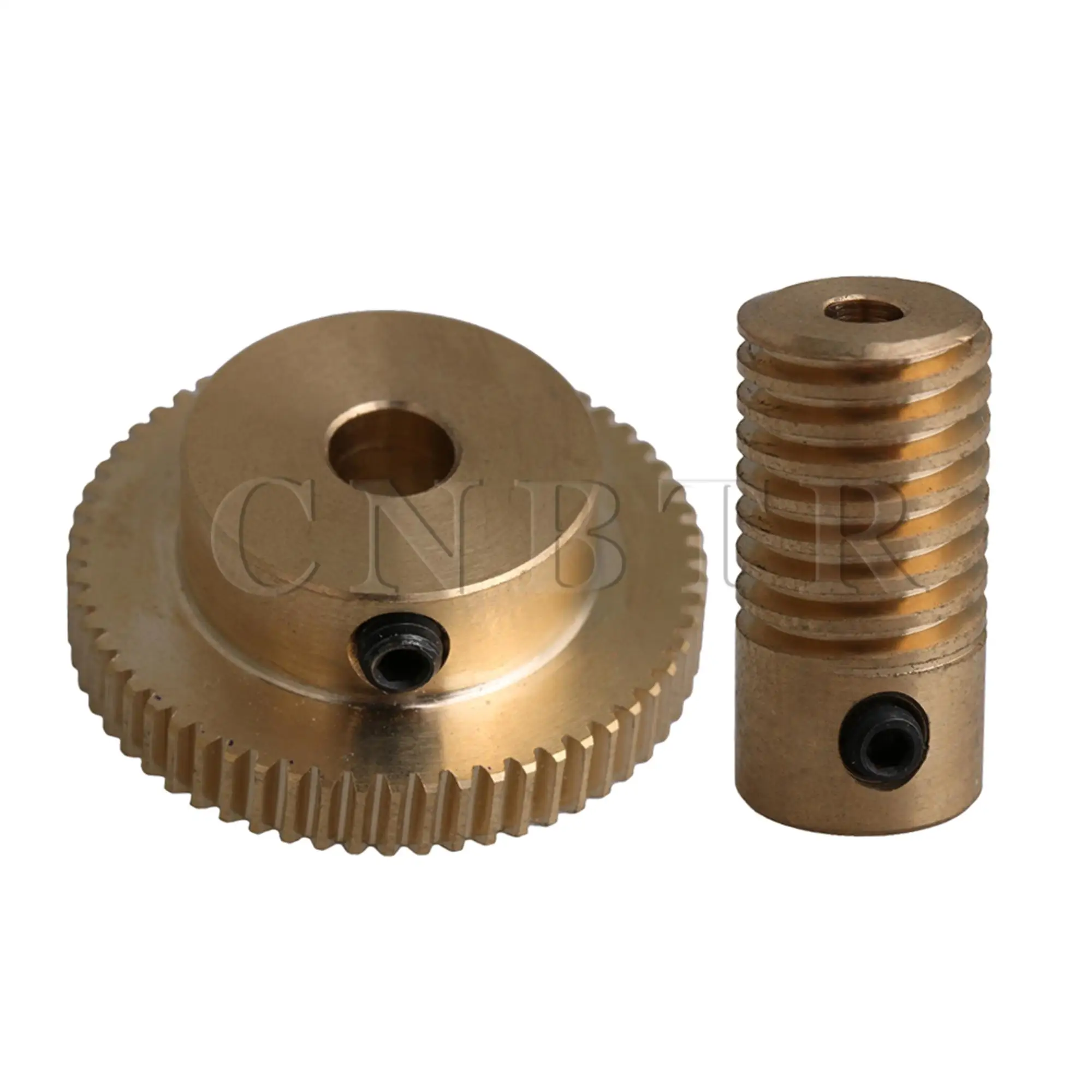 

CNBTR Brass Driver Shaft & Wheel Kit 0.5 Modulus 1:60 60T 0.12" for Gear Box