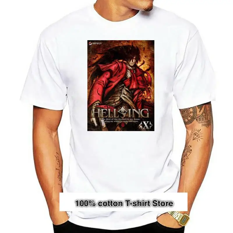 

Camiseta de Hellsing Ultimate Anime para hombre, Постер серии Tv, talla S-2Xl, высокое качество, nueva