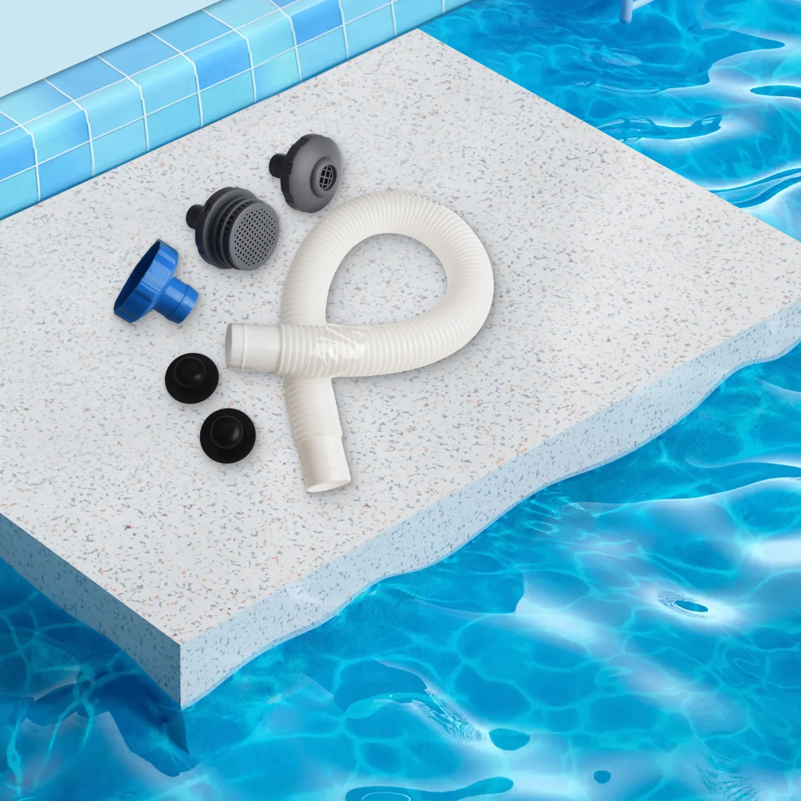 1 комплект разъемов для струи воды в бассейне 11070 разъемы сетчатого фильтра 11072