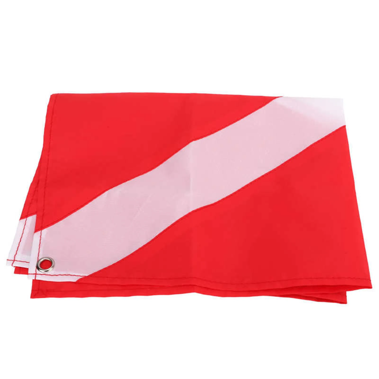 

Diving Flag Polyester Fiber Diver Down Flag With Stiffening Pole Boat Marker Flag 19.69 X 24.41in For Snorkeling Diving