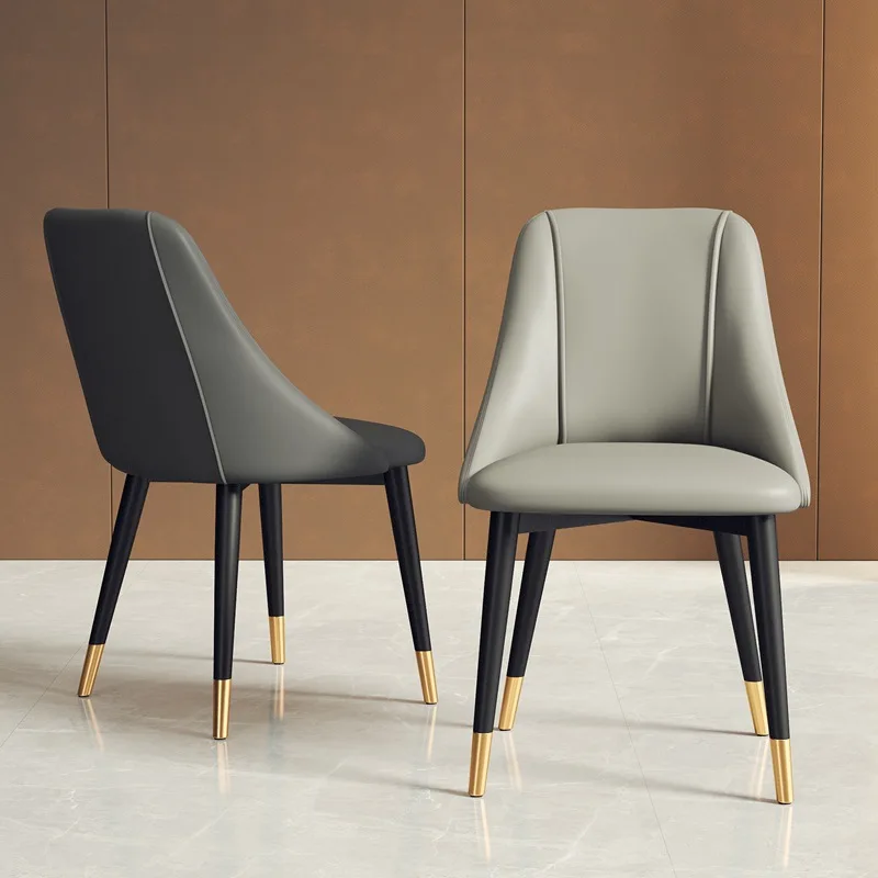 

Modern Simple Dining Table Chair Backrest Computer Desk Stool Nordic Bedroom Makeup Makeup Light Luxury Dining Chair