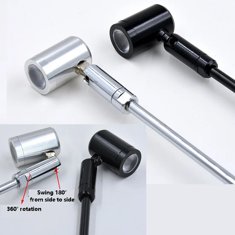 Накладной регулируемый прожектор 3 Вт кабинетная стойка витрина ювелирного