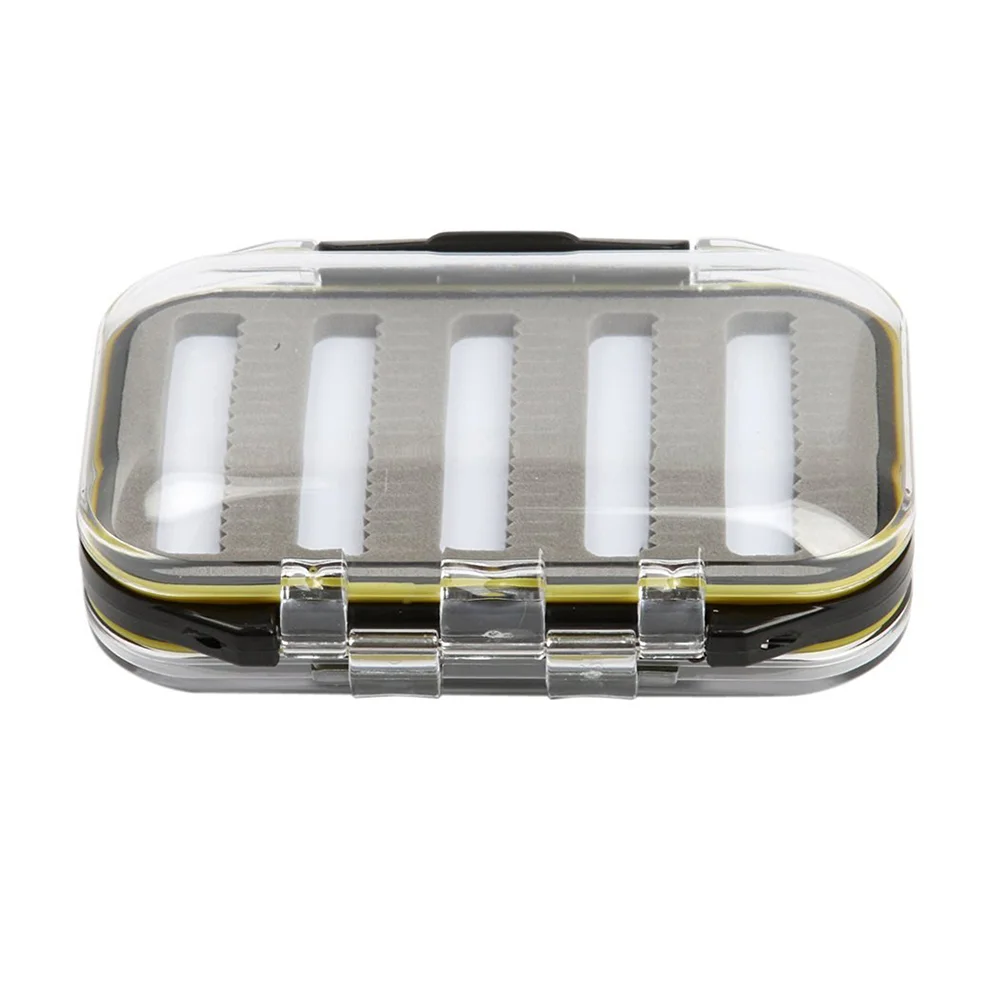 

1pc Fishing Box Practical Waterproof Transparent Bait Case Fly Box Container Fishing Box