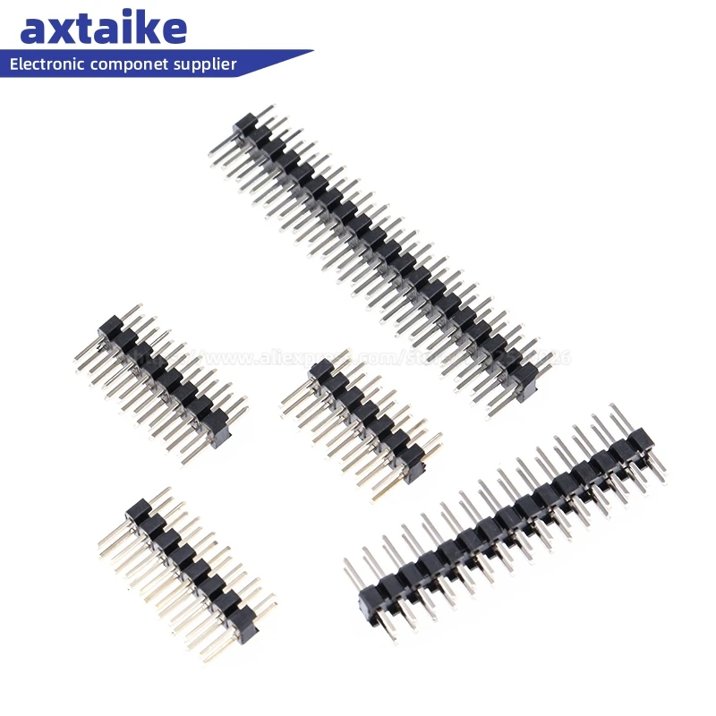 

50PCS 2*2-40Pin 2.0mm Double row Male PCB Board Pin Header Connector Strip Pinheader 2p 3p 4p 5p 6p 7p 8p 9p 10p 12p 14p 15p 40p