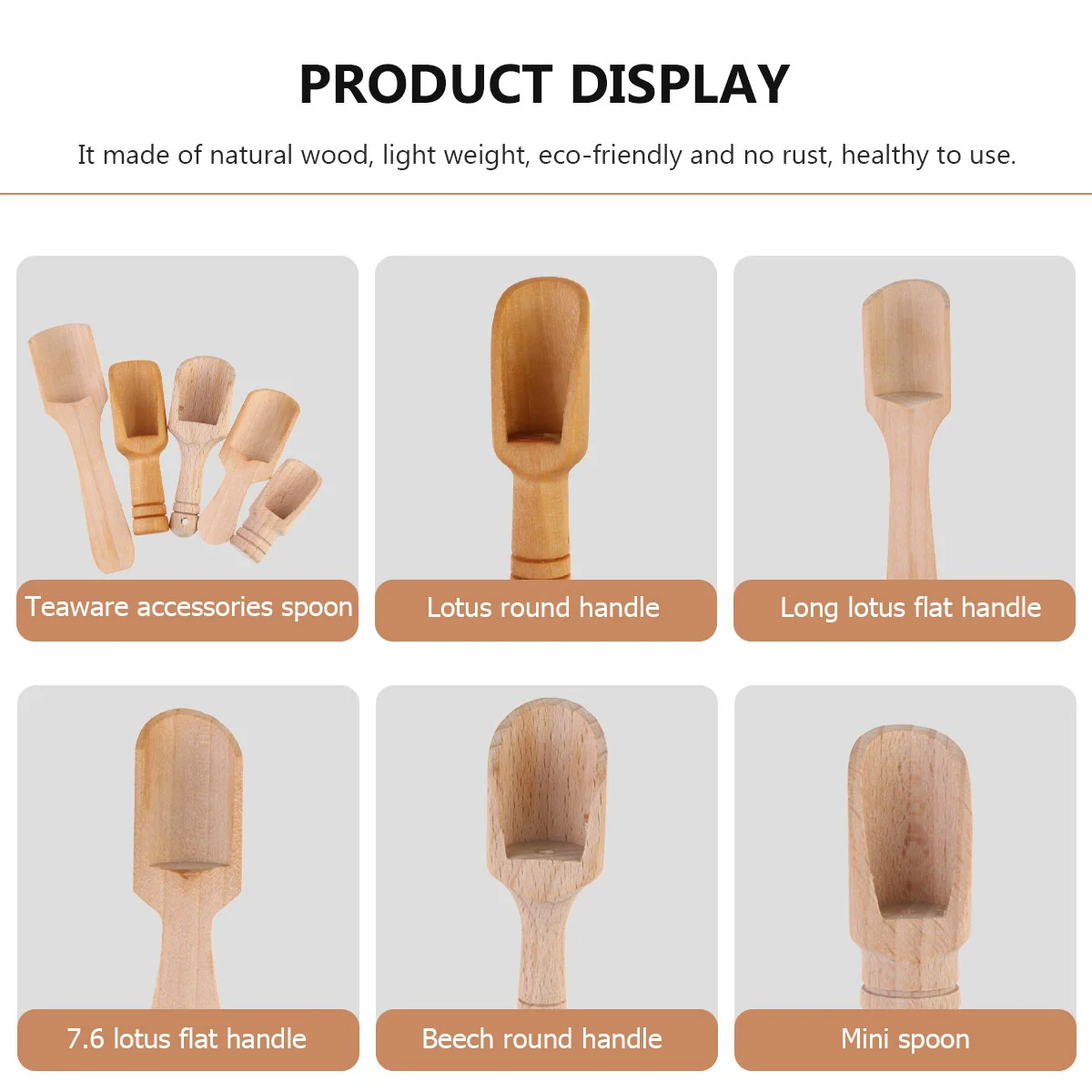 5 шт. маленькая деревянная ложка чайная посуда аксессуары ручка кукурузный торт