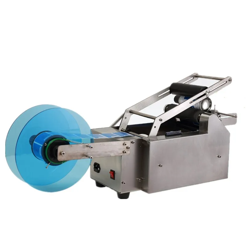 

Easy operate manual round bottle label machine, label applicator, beer bottle labeling machine