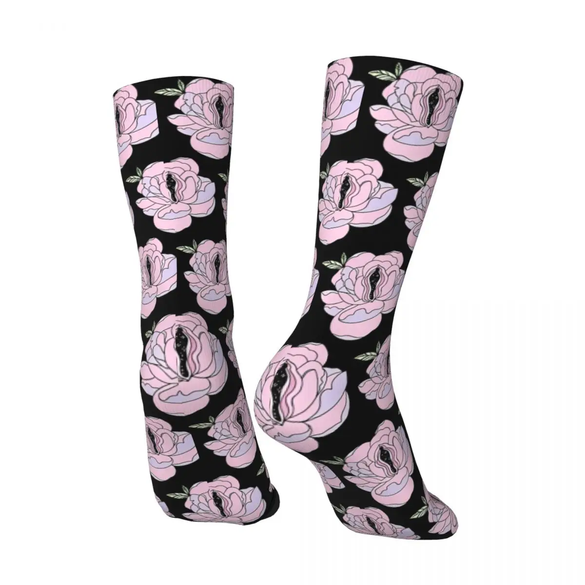 Носки с цветком вульвы осенние чулки модные мужские дышащие носки