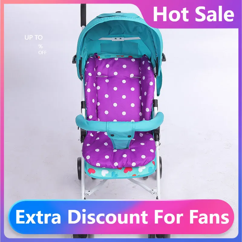 

Fashion New Dot Print Waterproof Baby Stroller Seat Cushion Children's Car Umbrellas Car Cotton Pads Stroller Mat Accessorie