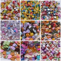 10pcs mixed color resin wine bottles food charms earrings dangles necklaces pendants keychains craft findings diy jewelry making