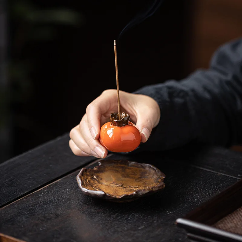 Античная керамическая курильница счастливая держатели для благовоний буддизм