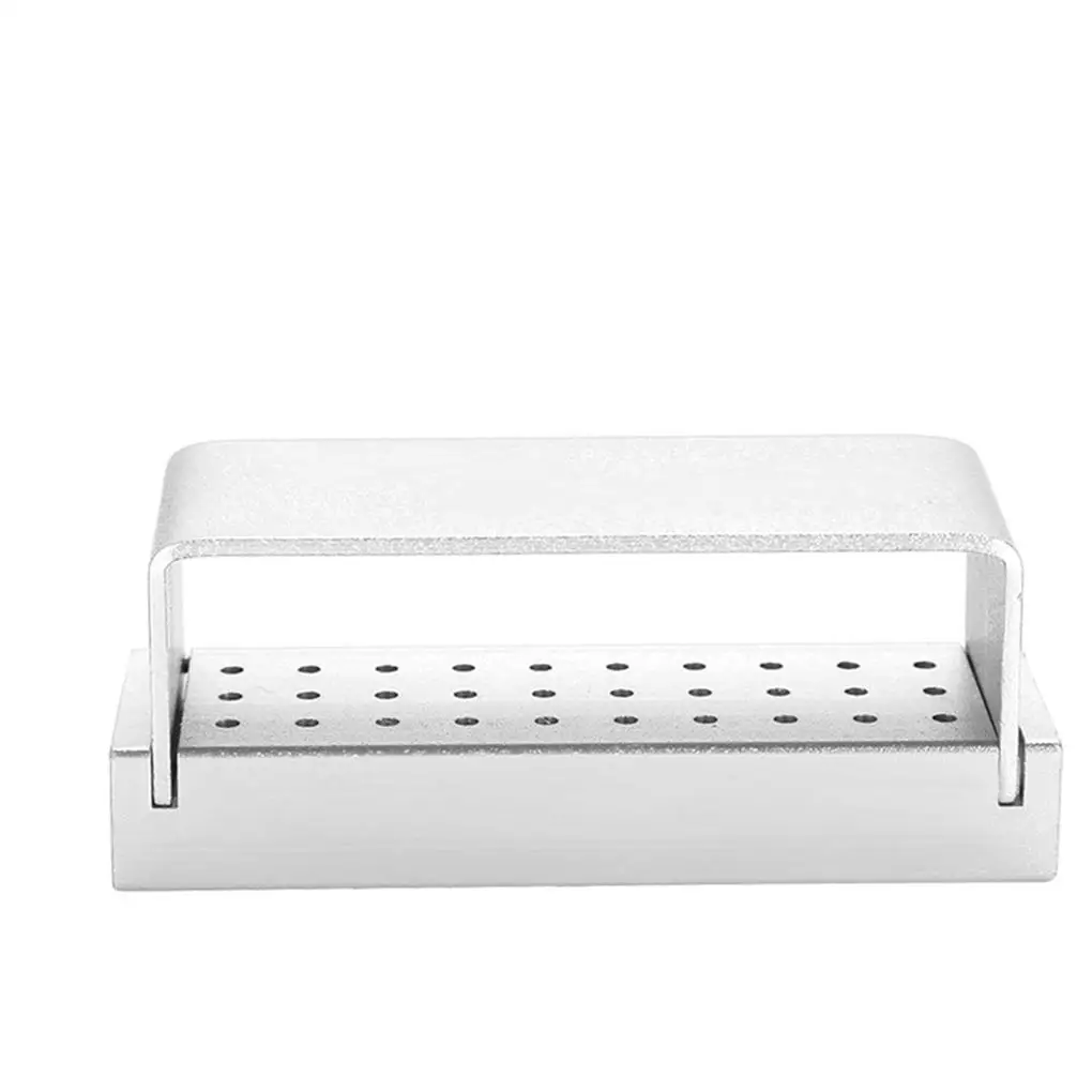 

Алюминиевый дезинфекционный ящик, чехол для стоматологических буров, держатель блока, автоклавируемый стоматологический инструмент, сере...