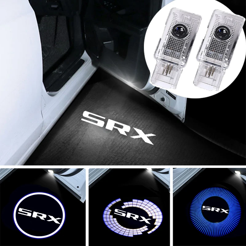 

2Pcs LED Car Door Welcome Lights Retrofit Light for Cadillac SRX 2011-2015 Ghost Shadow Courtesy Projector Lamp Auto Accessories