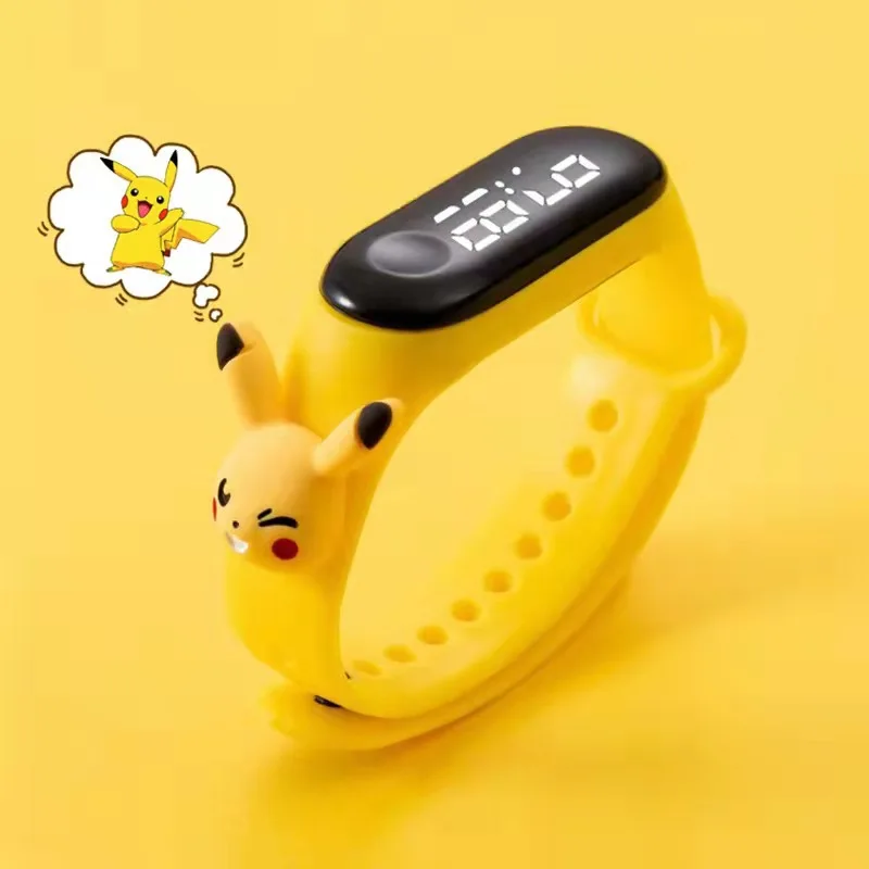 

Children's Pikachu Watch 3rd Generation Sports Touch LED Cartoon Swimming Waterproof Electronic Watch