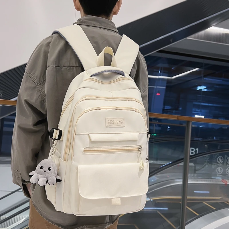 

Дорожный рюкзак JOYPESSIE для девочек-подростков, Модный водонепроницаемый школьный ранец для старших классов для мальчиков, мужской черный портфель для ноутбука