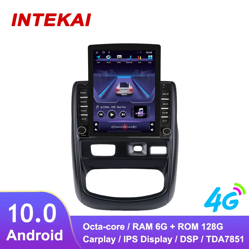 Автомагнитола 9 7 дюймов вертикальный экран Tesla Android GPS для RENAULT DUSTER/2010-2014 NISSAN TERRANO