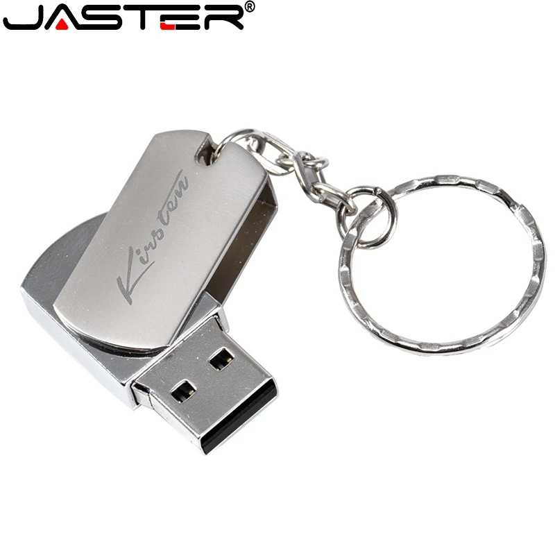 

USB-флеш-накопитель JASTER металлический поворотный, 128 ГБ, 64 ГБ, 32 ГБ