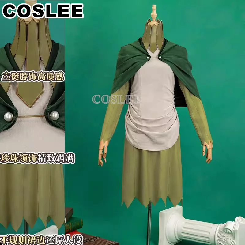 COSLEE Mithrun Косплей Костюм Аниме вкусные в подземелье капитан Вечеринка накидка