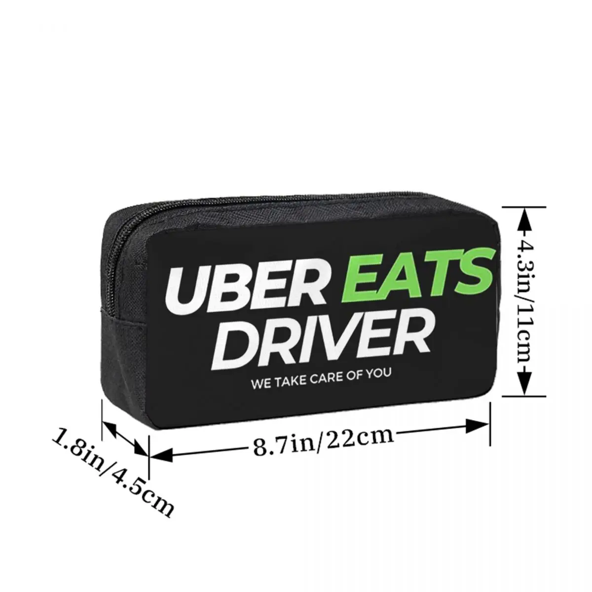 Фото Пеналы для студентов с логотипом Uber Eats, подарки для курьеров доставки еды, пенал-коробка, большая сумка для карандашей, держатель для ручек №4
