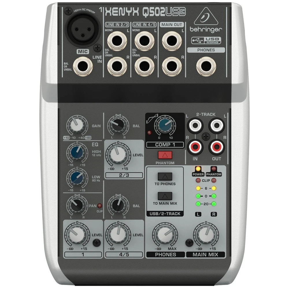 Микшерный пульт Behringer Q502USB | Электроника