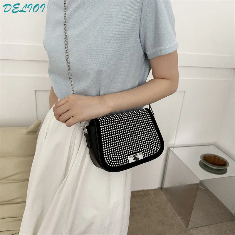 

Diamond Design Small Crossbody Bag Women's Summer Trend 2023 Luxury Fashion Trend Travel Shoulder Bag Purse