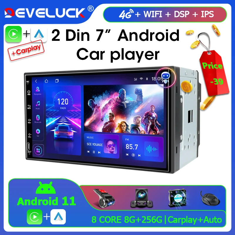 Gps Carplay For Volkswagen Nissan Hyundai Toyota Honda Multimedia Video Player Stereo