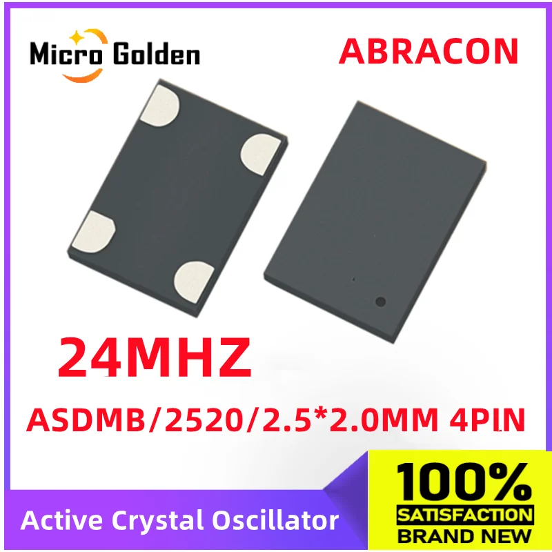 (2 шт.) Φ 24M 24 МГц SMD 2520 активный кварцевый генератор 2025 2,5*2,0 мм 4 контакта ABRACON