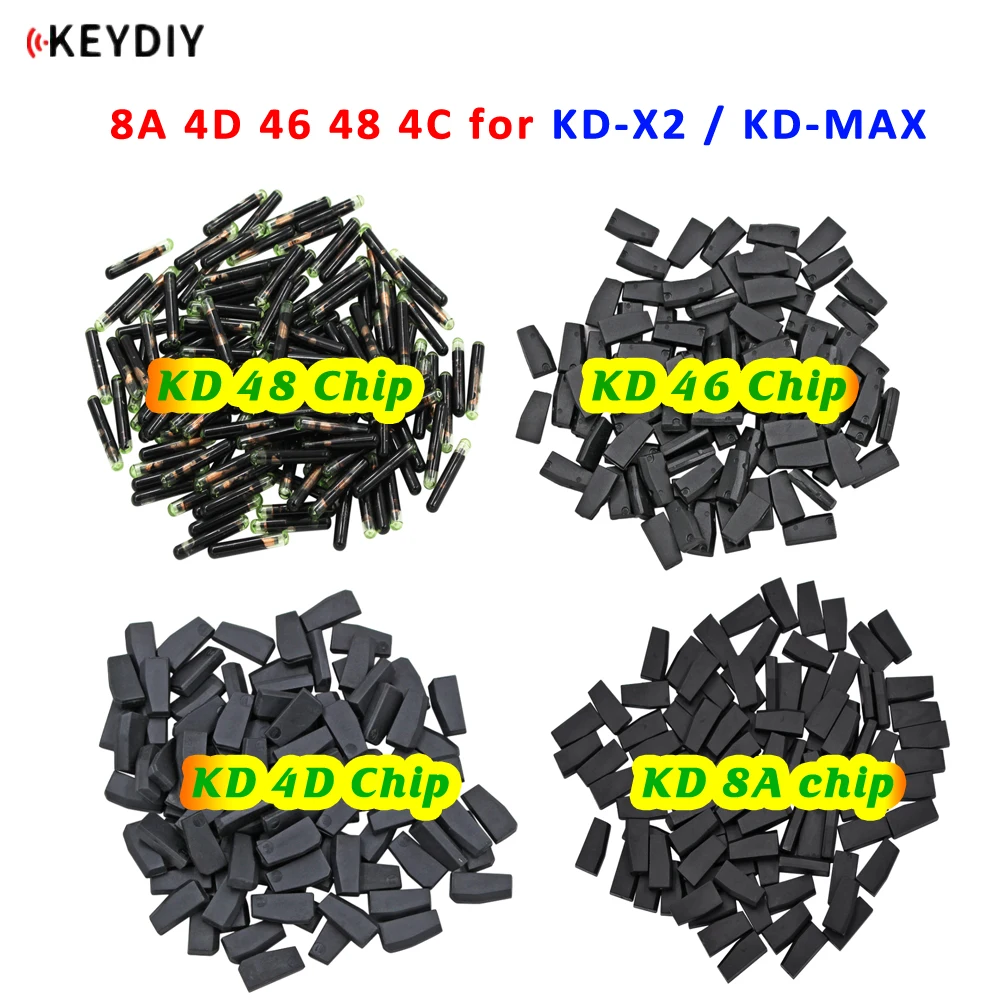 Копировальный чип KEYDIY KD4D KD46 KD48 KD 8A H ID4C ID4D ID46 4C 4D G ID48 для программаторов ключей KD-X2 X2 KD-MAX.
