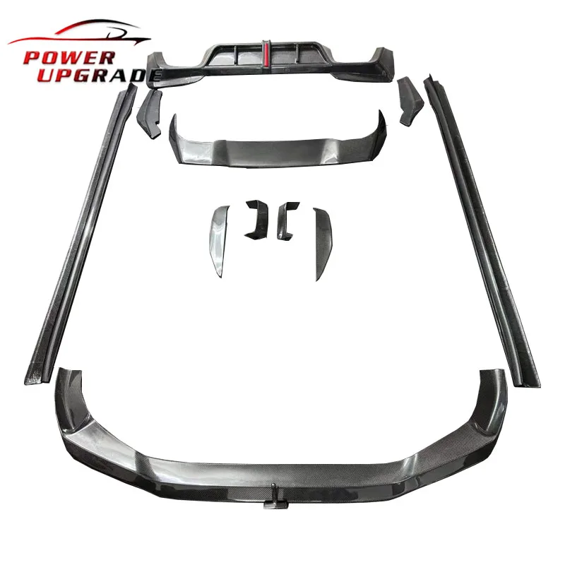 Передний бампер из углеродного волокна для BMW X3M F97 19-21 передний задний диффузор