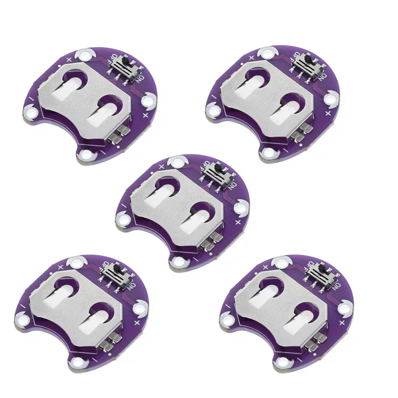 

5Pcs/lot LilyPad Coin Cell Battery Holder CR2032 Battery Mount Module for arduino DIY KIT