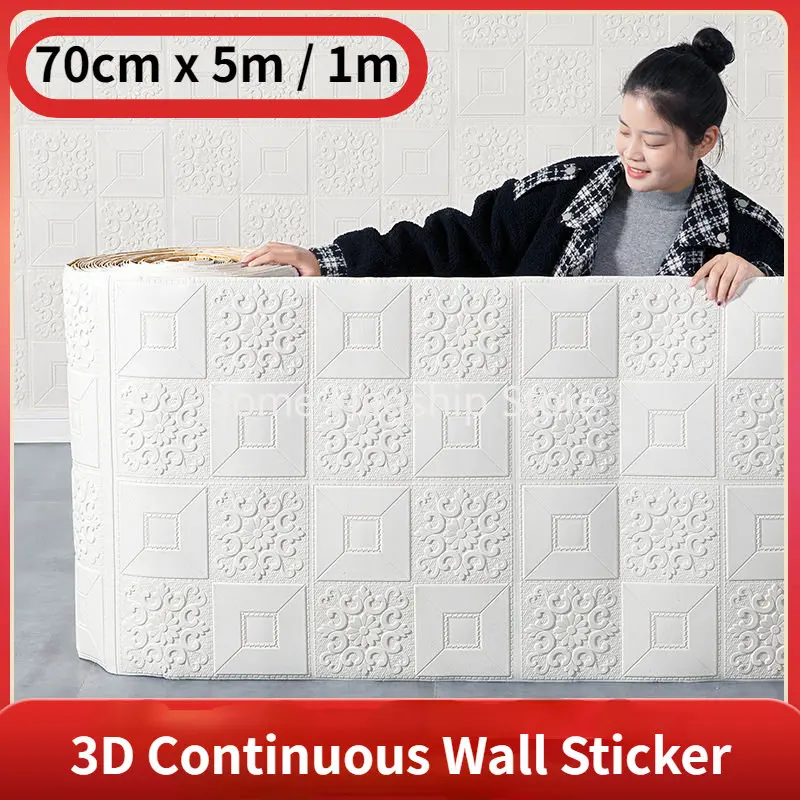 

70x100cm Real 3D Brick Wall Stickers Home Decor DIY Self-Adhesive Waterproof Rustic Retro Backdrop Brick Panels Old Wall Coverin