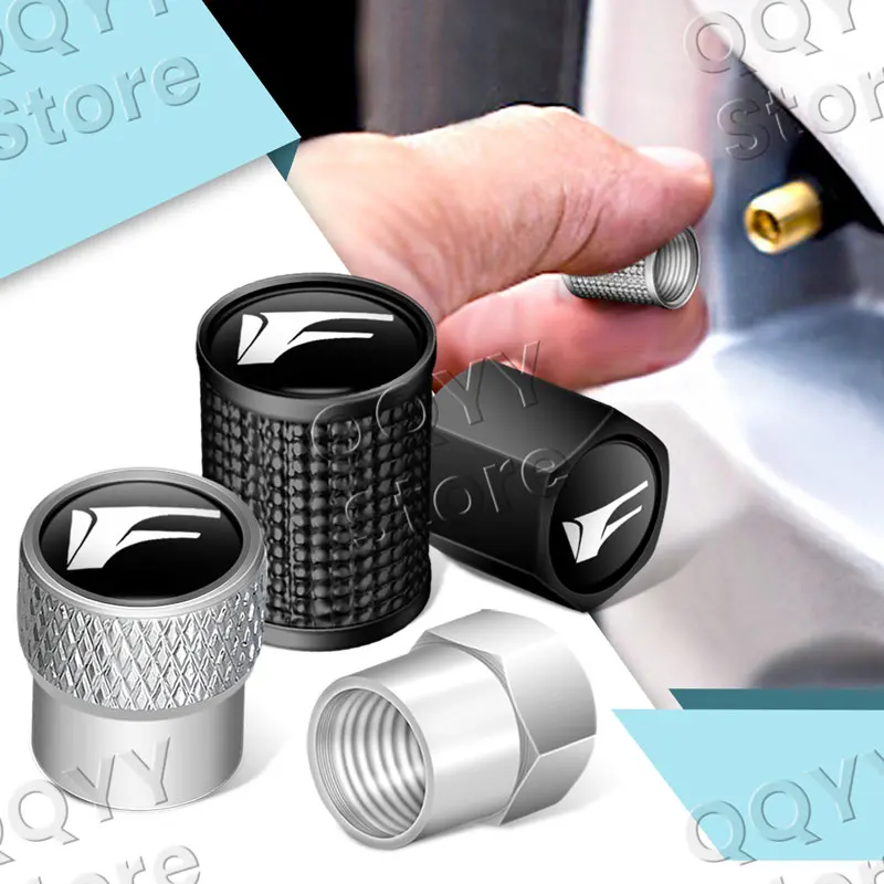 F Sport Emblem Автомобильный декор Колпачки воздушного клапана стержня колеса