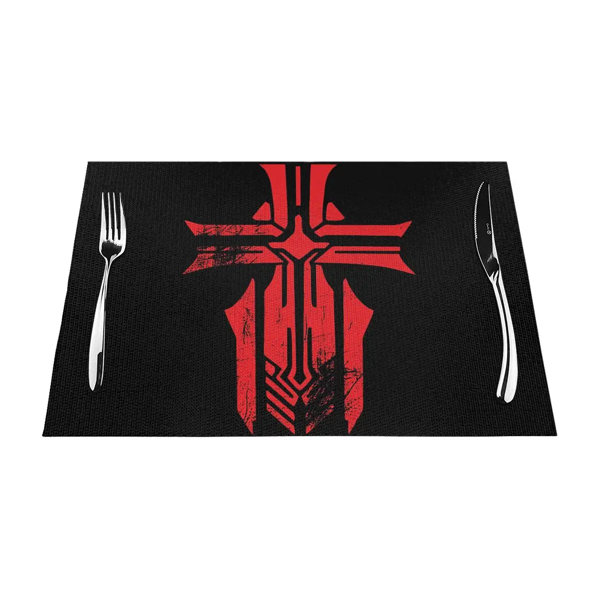 

Iron Blood Emblem Azur Lane Placemat Decor Modern Suitable for daily Dinner Washable