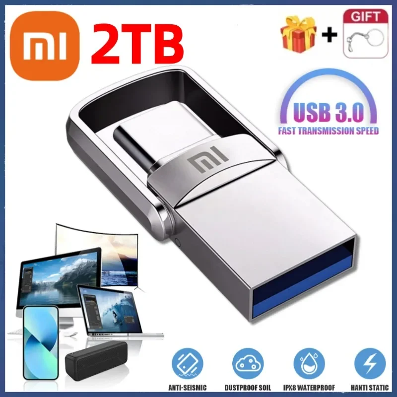 XIAOMI USB 3.0 Флэш-накопитель 2 ТБ 1 Высокоскоростной флэш-накопитель 512 ГБ 256 128 Usb3.