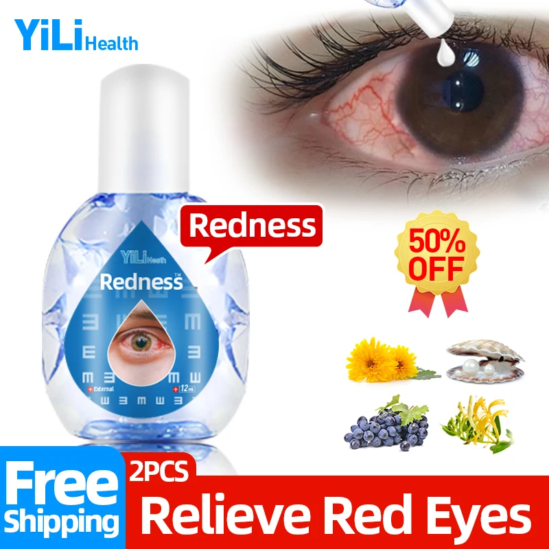 

Red Eye Treatment Chinese Medicine Medical Eye Drops Apply To Eyes Infection Bloodshot Redness Relief 12ml