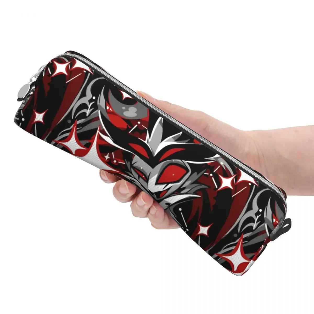 Пеналы Helluva аниме черный комедийный футляр для ручек вместительные студенческие