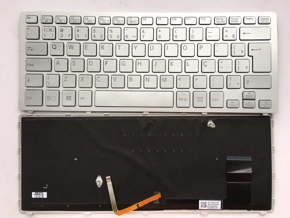 Бразильская Клавиатура для ноутбука с подсветкой для Sony SVF14N Vaio Fit 14N SVF14N100C SVF14N13CXB SVF14N21CXB серии BR