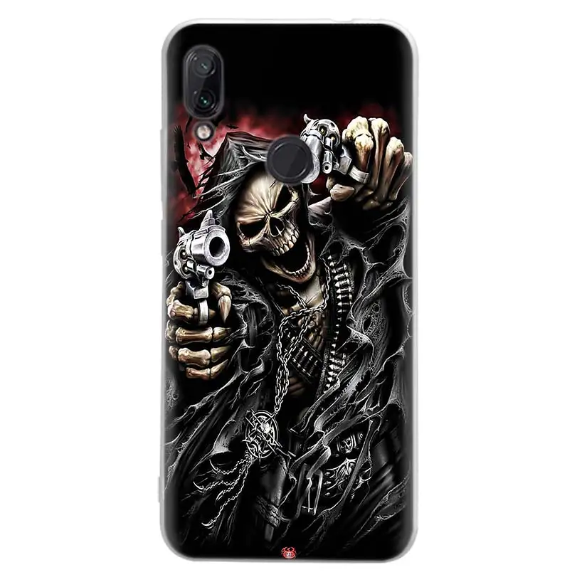 Чехол Grim Reaper Skull Skeleton для телефона Xiaomi Poco X3 NFC X4 M3 M4 Pro M2 F3 F2 F1 Mi Note 10 Lite A1 A2 A3 CC9E GT Coque Cov