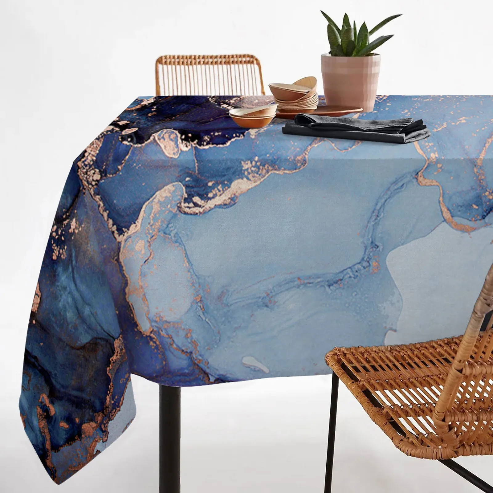 

Светильник-розовая скатерть для вечеринок, скатерть с абстрактным рисунком, противоразбрызгивающая, противомасляная ткань, пищевые чехлы