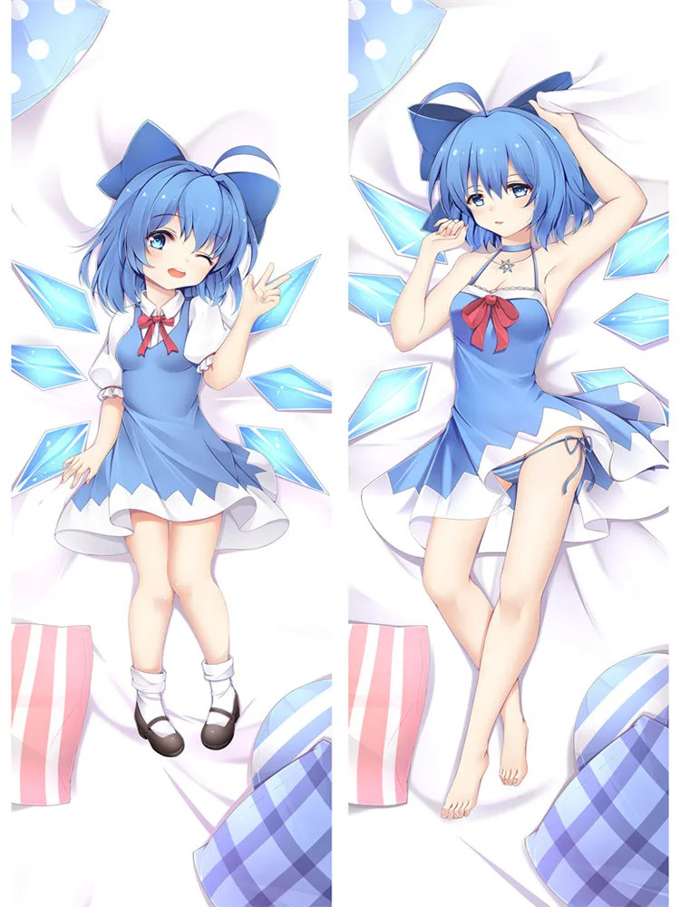 

Чехол-Подушка TouHou Project Cirno с аниме дакимакура, сделай сам, подушка на заказ, домашнее постельное белье, декоративная подушка, обнимающая поду...