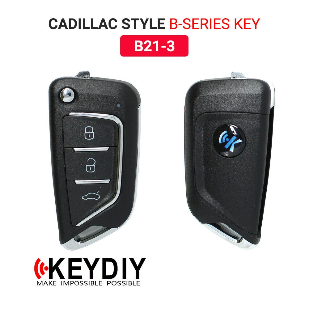 

KEYDIY Car Flip Key Remote Key Cadillac Type B-Series 3 Button B21-3 for KD-X2
