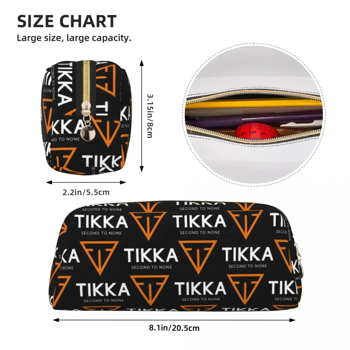 Фото Пеналы для канцелярских принадлежностей Tikka By Sako Finland Firearms, подарки для студентов, пенал-коробка, сумка для карандашей, вместительный пенал, держатель для ручек №4