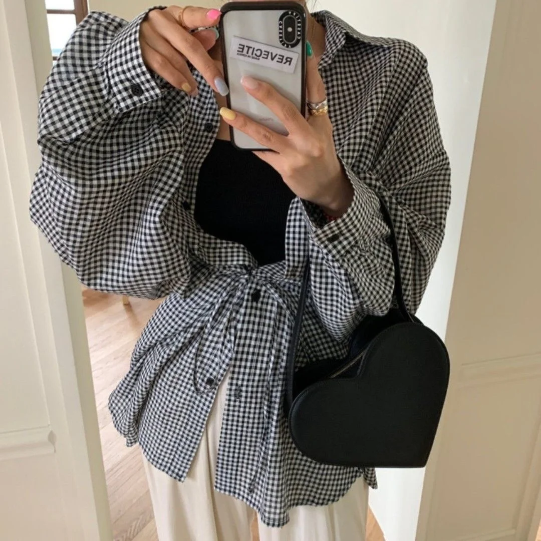 

Блузка шикарная нежная супер фея ленивая планшетовая свободная универсальная рубашка модные топы