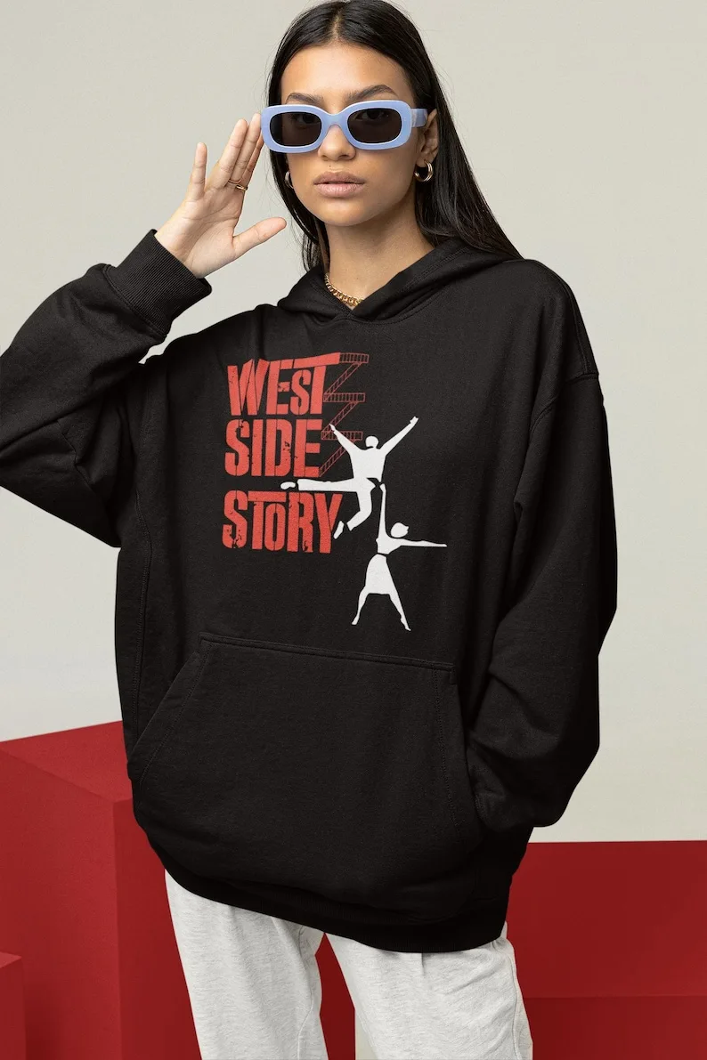 Рубашка с рисунком West Side Story винтажная рубашка из фильма толстовка проезд
