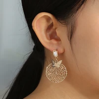 womens earrings womens luxury jewelry gold geometric butterfly earrings korean fashion accessories valentines day present
