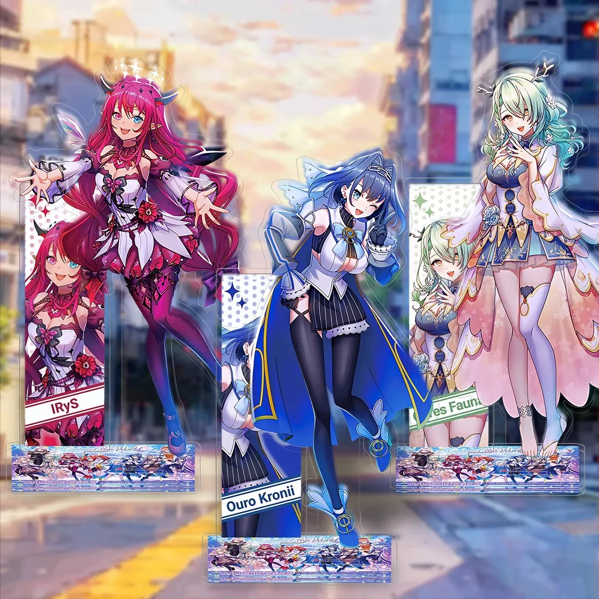 Японское аниме Hololive IRyS Ceres Fauna Takanashi Kiara Mori Calliope Nanashi Mumei большая акриловая