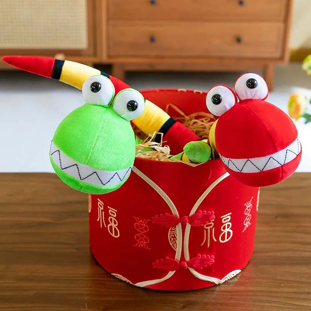 Кукла Appease длинная змея мягкие игрушки 2025 год китайский Новый большие глаза