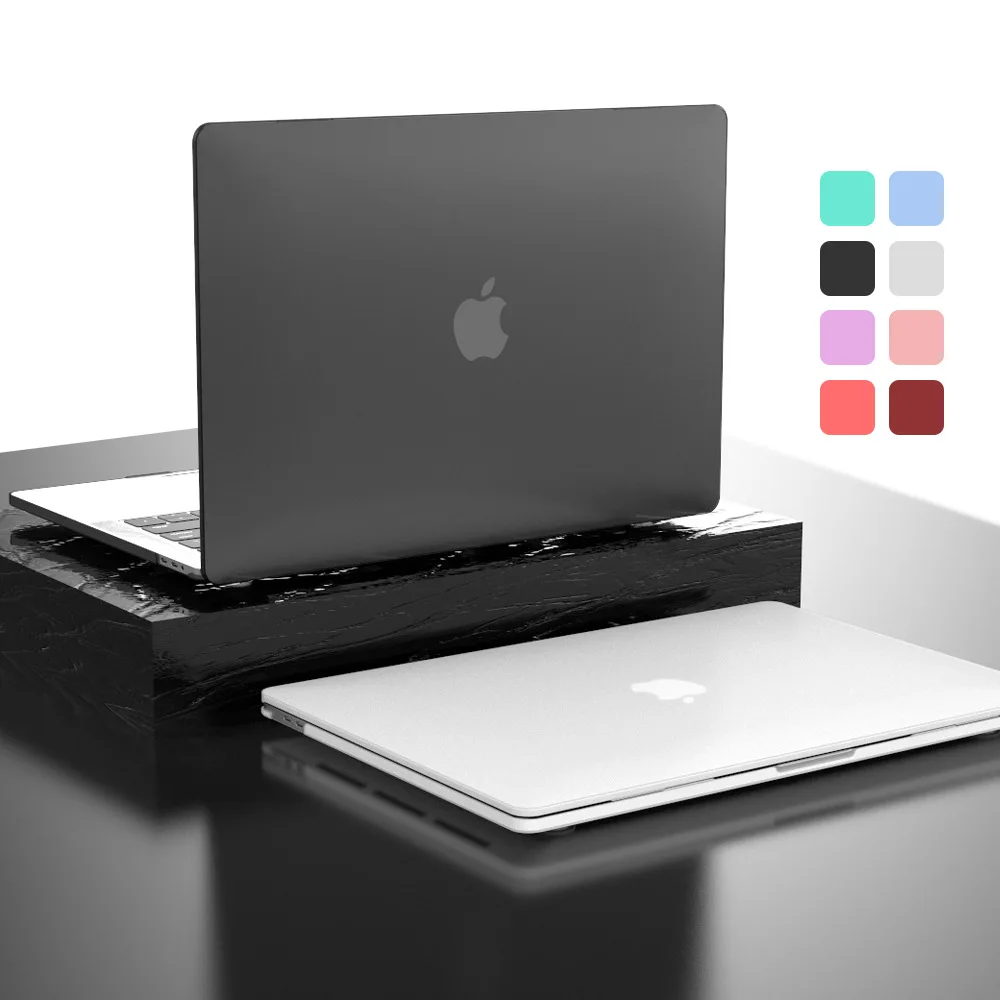 

Laptop Case For Apple Macbook 11 12 13 15 16 Inch For M1 Chip Pro 13 A2338 For New Air 13 A2337 A2179 Crystal Protective Cover