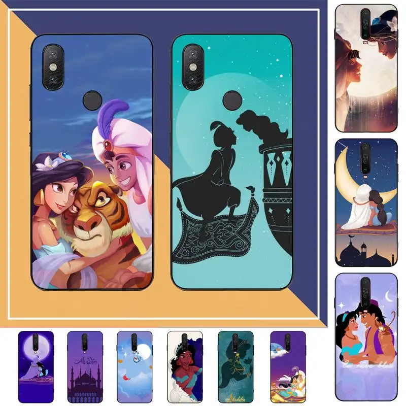 

Disney Aladdin and Jasmine Phone Case for Redmi Note 8 7 9 4 6 pro max T X 5A 3 10 lite pro