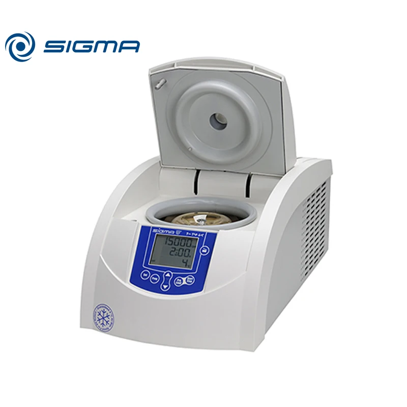 

Sigma 1-14K Small Desktop Refrigerated Centrifuge (including 10020 Mainframe 12094 Rotor) Laboratory Microcentrifuge Centrifuga